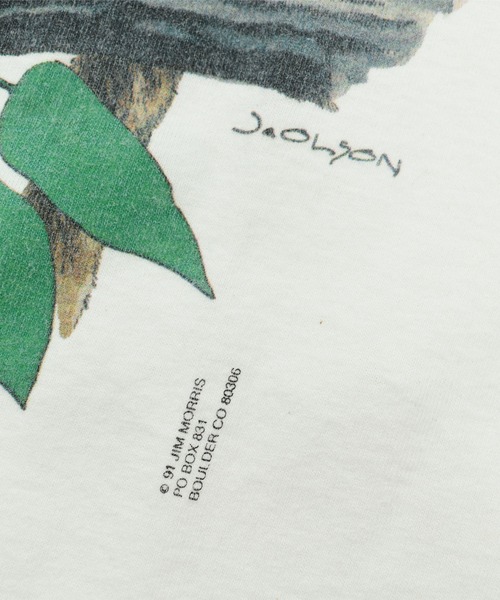 LABORATORY R（ラボラトリーアール）の「【USED】90’s JIｍ Morris “Lion” アニマル Tシャツ USA製（Tシャツ/カットソー・メンズ・ホワイト・X-LARGE）」の4枚目の写真
