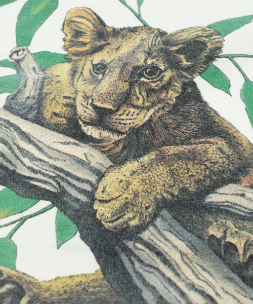 LABORATORY R（ラボラトリーアール）の「【USED】90’s JIｍ Morris “Lion” アニマル Tシャツ USA製（Tシャツ/カットソー・メンズ・ホワイト・X-LARGE）」の5枚目の写真