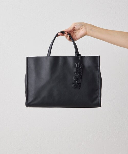 セール】《本革》sampo×earコラボ スペーストイレザースクエアトート