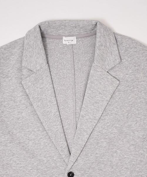 BROWNY（ブラウニー）の「BROWNY/ボンディングスウェットテーラードジャケット（テーラードジャケット・メンズ・杢グレー/ブラック・MEDIUM/LARGE）」の11枚目の写真