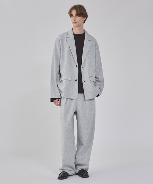 BROWNY（ブラウニー）の「BROWNY/ボンディングスウェットテーラードジャケット（テーラードジャケット・メンズ・杢グレー/ブラック・MEDIUM/LARGE）」の18枚目の写真