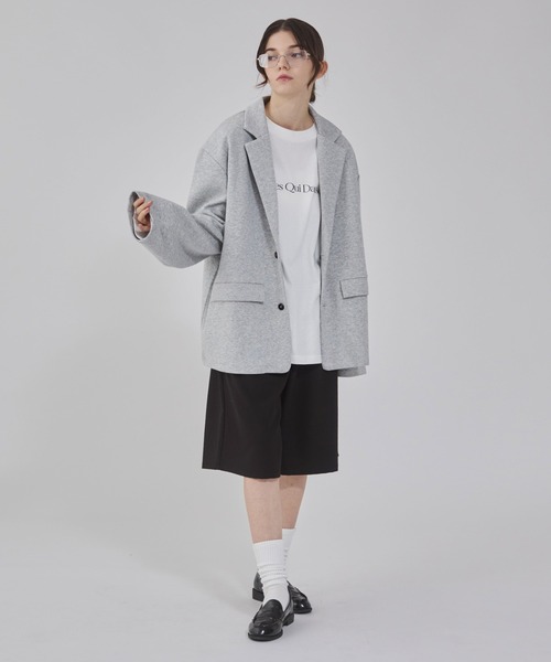 BROWNY（ブラウニー）の「BROWNY/ボンディングスウェットテーラードジャケット（テーラードジャケット・メンズ・杢グレー/ブラック・MEDIUM/LARGE）」の20枚目の写真