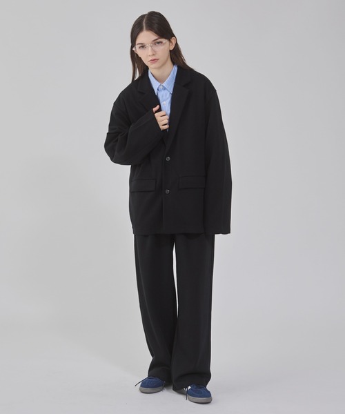 BROWNY（ブラウニー）の「BROWNY/ボンディングスウェットテーラードジャケット（テーラードジャケット・メンズ・杢グレー/ブラック・MEDIUM/LARGE）」の17枚目の写真