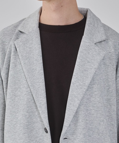 BROWNY（ブラウニー）の「BROWNY/ボンディングスウェットテーラードジャケット（テーラードジャケット・メンズ・杢グレー/ブラック・MEDIUM/LARGE）」の21枚目の写真