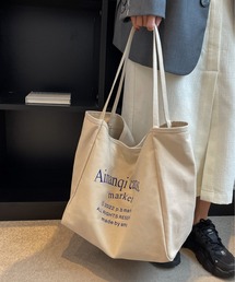 M2SUQARED（エムツースクエア）の「【M2SUQARED/エムツースクエア】ロゴキャンバストートバッグ（トートバッグ）」