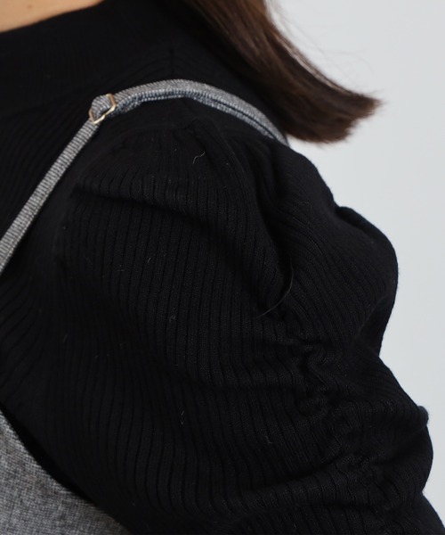 ASTORIA ODIER（アストリアオディール）の「ペプラムキャミワンピース（ワンピース・レディース・ブラック/ブラウン/チャコールグレー・MEDIUM）」の14枚目の写真