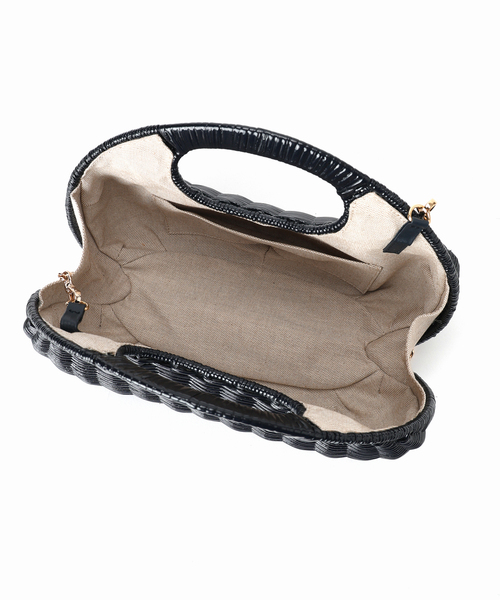 capaf（カパフ）の「CAPAF カパフ 別注 Bag Mini 11371/S（ショルダーバッグ・レディース・ベージュ/ネイビー・FREE）」の10枚目の写真