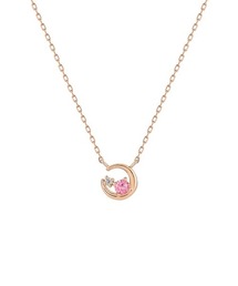 4℃（ヨンドシー）の「【10月誕生石】K10ピンクゴールド 月モチーフ ネックレス（ネックレス・レディース）」