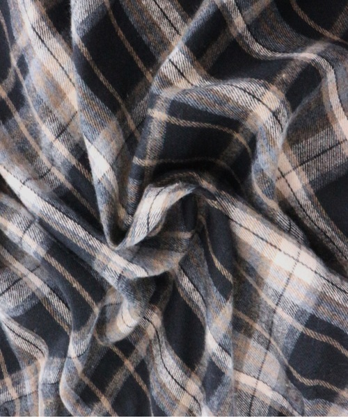 tinkerend(ティンカーエンド)の「Vintage-style Checked Asymmetry Skirt / ヴィンテージ風チェックアシンメトリースカート(スカート・レディース・ブラック/ネイビー・FREE)」の22枚目の写真