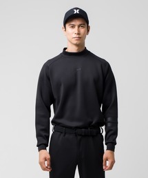 Hurley （ハーレー）の「【Hurley/ハーレー】ロゴモックネックスウェット　ゴルフ　ファントム　ストレッチ　吸水速乾　PHANTOM SWEAT LITE LS（スウェット）」