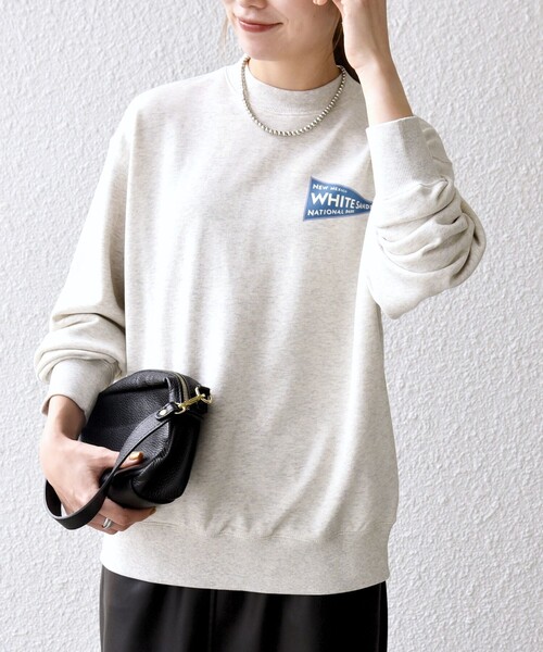 SHIPS any（シップス エニィ）の「【WEB限定】SHIPS any: NATIONAL PARK プリント スウェット 25AW(ユニセックス)◇（スウェット・メンズ・ブラック/ホワイト/ホワイト系/チャコールグレー・SMALL/MEDIUM/LARGE）」の7枚目の写真