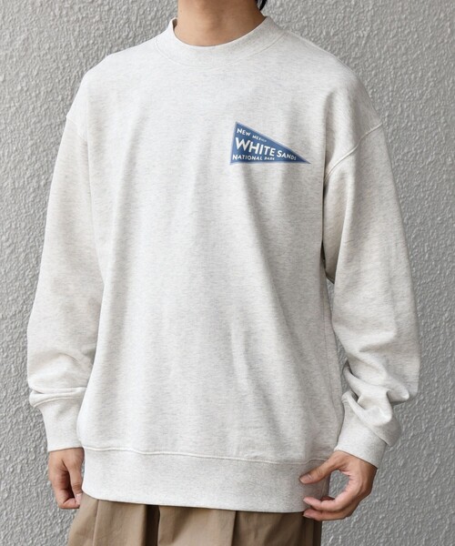 SHIPS any（シップス エニィ）の「【WEB限定】SHIPS any: NATIONAL PARK プリント スウェット 25AW(ユニセックス)◇（スウェット・メンズ・ブラック/ホワイト/ホワイト系/チャコールグレー・SMALL/MEDIUM/LARGE）」の10枚目の写真