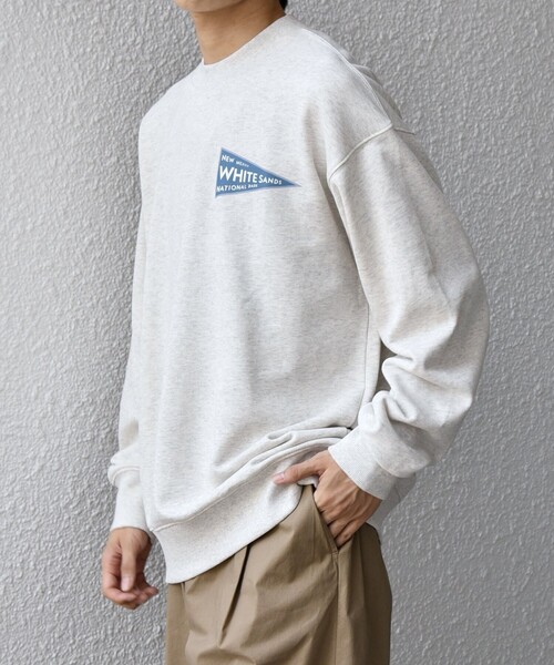 SHIPS any（シップス エニィ）の「【WEB限定】SHIPS any: NATIONAL PARK プリント スウェット 25AW(ユニセックス)◇（スウェット・メンズ・ブラック/ホワイト/ホワイト系/チャコールグレー・SMALL/MEDIUM/LARGE）」の11枚目の写真