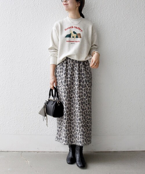 SHIPS any（シップス エニィ）の「【WEB限定】SHIPS any: NATIONAL PARK プリント スウェット 25AW(ユニセックス)◇（スウェット・メンズ・ブラック/ホワイト/ホワイト系/チャコールグレー・SMALL/MEDIUM/LARGE）」の13枚目の写真