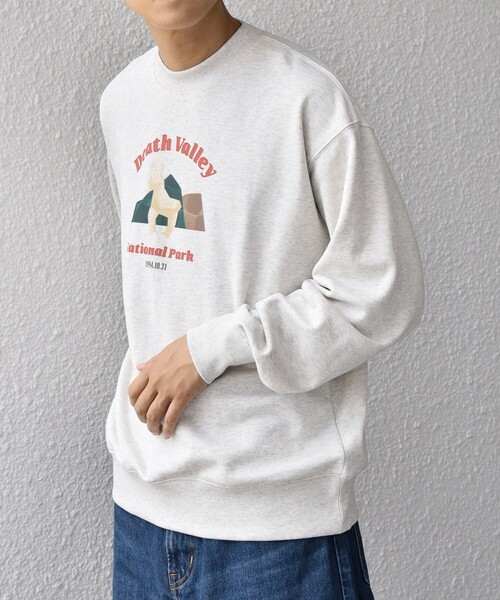 セール】【WEB限定】SHIPS any: NATIONAL PARK プリント スウェット