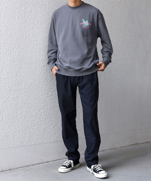 SHIPS any（シップス エニィ）の「【WEB限定】SHIPS any: NATIONAL PARK プリント スウェット 25AW(ユニセックス)◇（スウェット・メンズ・ブラック/ホワイト/ホワイト系/チャコールグレー・SMALL/MEDIUM/LARGE）」の22枚目の写真