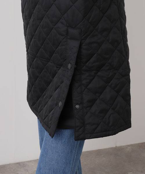 OUTDOOR PRODUCTS（アウトドアプロダクツ）の「barbour exmoor quilted jacket coat（その他アウター・レディース・ブラック・34）」の8枚目の写真