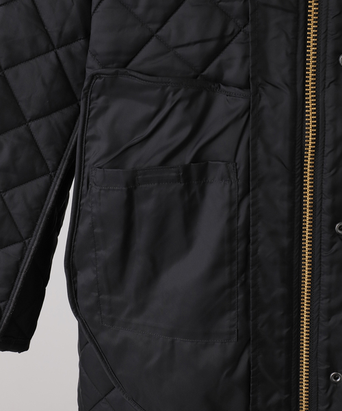 OUTDOOR PRODUCTS（アウトドアプロダクツ）の「barbour exmoor quilted jacket coat（その他アウター・レディース・ブラック・34）」の14枚目の写真
