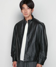 再値下げ！美品♡スクーカム♡レザーブルゾン SKOOKUM｜スクーカムの通販 - ZOZOTOWN