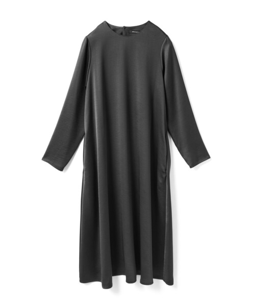 mizuiroind(ミズイロインド)の「mizuiro ind Aラインワンピース(ワンピース・レディース・ブラック/ベージュ/ブラウン/グレー・FREE)」の5枚目の写真