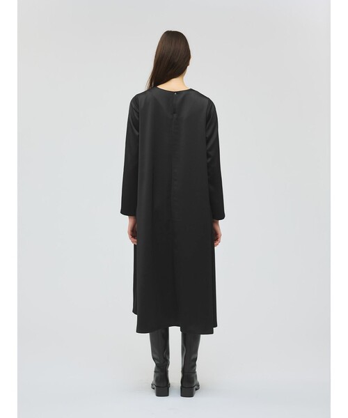 mizuiroind(ミズイロインド)の「mizuiro ind Aラインワンピース(ワンピース・レディース・ブラック/ベージュ/ブラウン/グレー・FREE)」の12枚目の写真