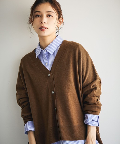 STONE  ニットカーディガン　ビックロゴ t06112406.jpg