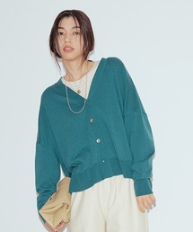 studio CLIP | 12ゲージウールミックスVネックニットカーディガン(カーディガン/ボレロ)