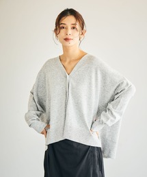 studio CLIP | 12ゲージウールミックスVネックニットカーディガン(カーディガン/ボレロ)