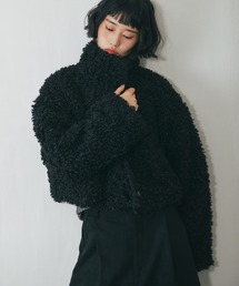 プードルファーショートジャケット