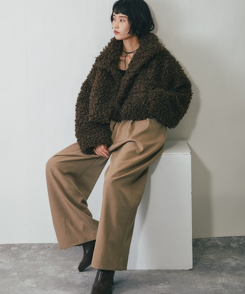 プードルファーショートジャケット（ブルゾン）｜ANOTHER S（アナザー