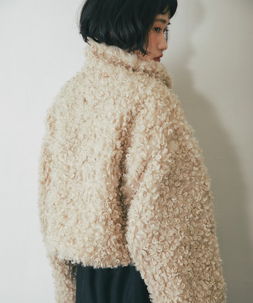 プードルファーショートジャケット（ブルゾン）｜ANOTHER S（アナザー