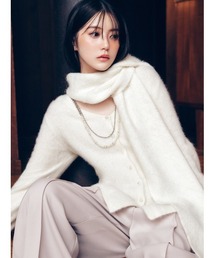 FRAY I.D | アルパカシャギーフードマフラー(ストール/ショール)