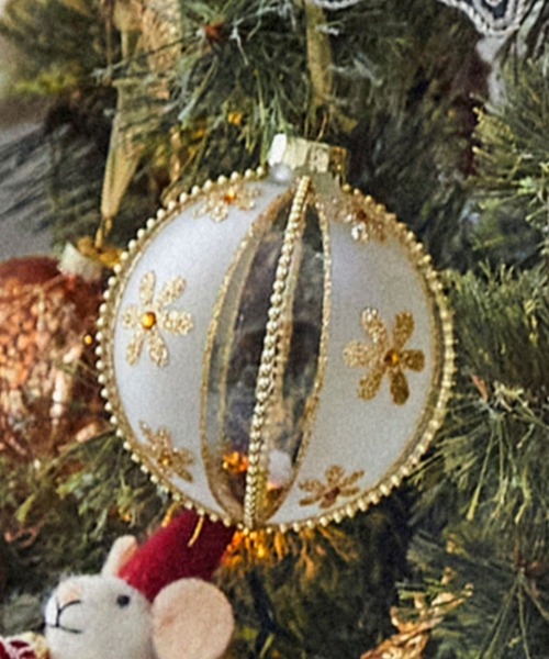 ガラスボールオーナメント [CHRISTMAS 2025]（インテリア雑貨