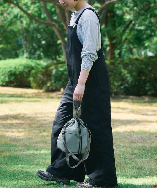 EKAL（エカル）の「TINY GARDEN PRODUCTS　ストロール2WAYバッグ（ショルダーバッグ・レディース・グレー/ブラック/カーキ・ONE）」の14枚目の写真