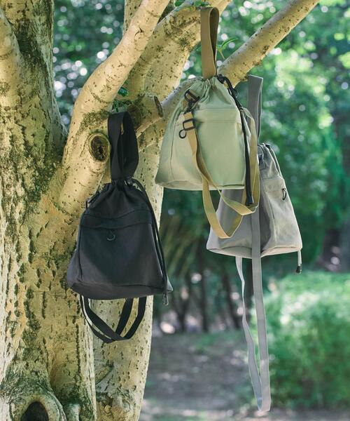 EKAL（エカル）の「TINY GARDEN PRODUCTS　ストロール2WAYバッグ（ショルダーバッグ・レディース・グレー/ブラック/カーキ・ONE）」の18枚目の写真