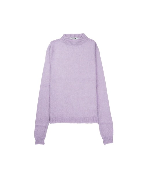 MSGM（エムエスジーエム）の「SUPER LIGHT シアーニット（ニット/セーター・レディース・ブラック/イエロー/ライラック・S/M）」の3枚目の写真