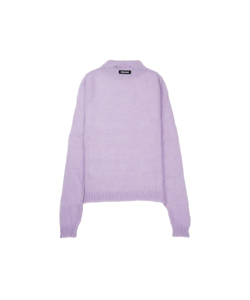 MSGM（エムエスジーエム）の「SUPER LIGHT シアーニット（ニット/セーター・レディース・ブラック/イエロー/ライラック・S/M）」の7枚目の写真