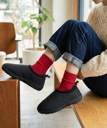 Mac-House（マックハウス）の「【MEI/メイ】ムートンモックシューズ / 裏ボア 2WAY ドローコード付き / ユニセックス / アウトドア / ルームシューズ（スリッポン）」