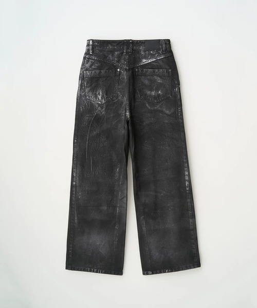 Juha（ユハ）の「【JUHA/ユハ】SILVER FOIL WIDE DENIM（デニムパンツ・メンズ・ブラック・3/4）」の3枚目の写真