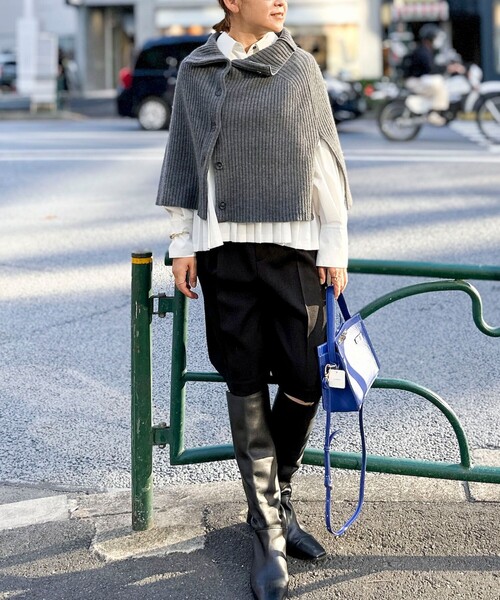 NOLLEY’S（ノーリーズ）の「ウォッシャブル切替プリーツブラウス（シャツ/ブラウス・レディース・ブラック/ホワイト/ブルー・38）」の5枚目の写真