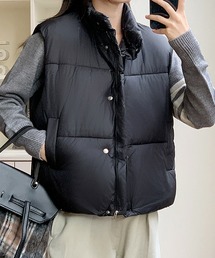 frunco（フランコ）の「【ZOZO限定】中綿スタンドカラーベスト（ダウンベスト）」