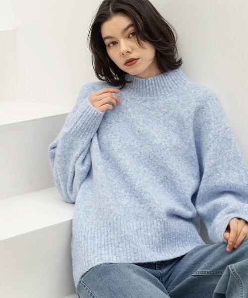 セール】ふわふわハイネックニット【洗濯機OK】（ニット/セーター