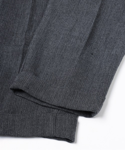 RYU（リュー）の「Summer Wool two tuck slacks（スラックス・メンズ・ネイビー×ホワイト/ブラック・1/2/4）」の4枚目の写真