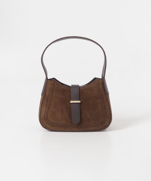 URBAN RESEARCH ROSSO WOMEN(アーバンリサーチ ロッソ)の「AULENTTI スエードハンドBAG(ハンドバッグ・レディース・ブラウン・FREE)」の2枚目の写真