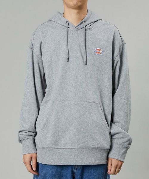 Dickies(ディッキーズ)の「Dickies/ディッキーズ フレンチ テリー スモールバッジ ロゴ フーディー/スウェット/フードスウェット(パーカー・メンズ・ブラウン/ヘザーグレー/ブラック/アイボリー・MEDIUM/LARGE/X-LARGE)」の10枚目の写真