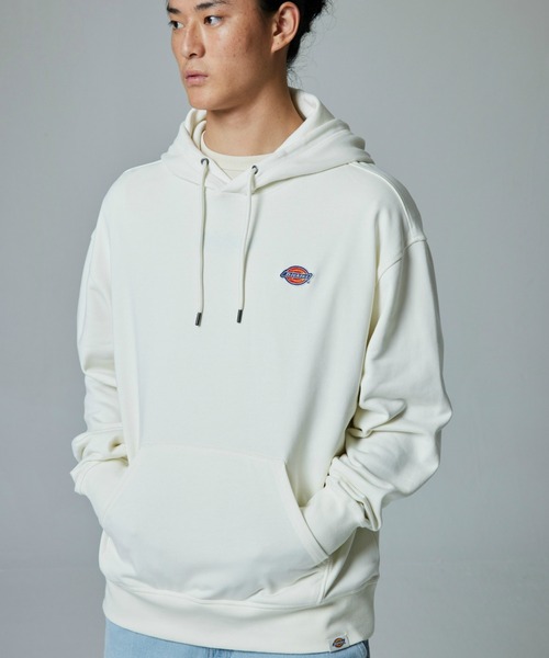 Dickies(ディッキーズ)の「Dickies/ディッキーズ フレンチ テリー スモールバッジ ロゴ フーディー/スウェット/フードスウェット(パーカー・メンズ・ブラウン/ヘザーグレー/ブラック/アイボリー・MEDIUM/LARGE/X-LARGE)」の16枚目の写真