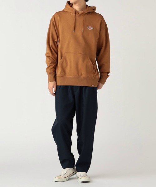 Dickies(ディッキーズ)の「Dickies/ディッキーズ フレンチ テリー スモールバッジ ロゴ フーディー/スウェット/フードスウェット(パーカー・メンズ・ブラウン/ヘザーグレー/ブラック/アイボリー・MEDIUM/LARGE/X-LARGE)」の19枚目の写真