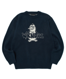 PENGUIN KNIT SWEATER (NAVY)