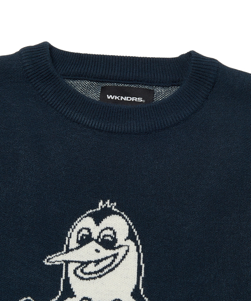 WKNDRS（ウィーキャンドース）の「PENGUIN KNIT SWEATER (NAVY)（ニット/セーター・レディース・その他・MEDIUM/LARGE/X-LARGE）」の3枚目の写真