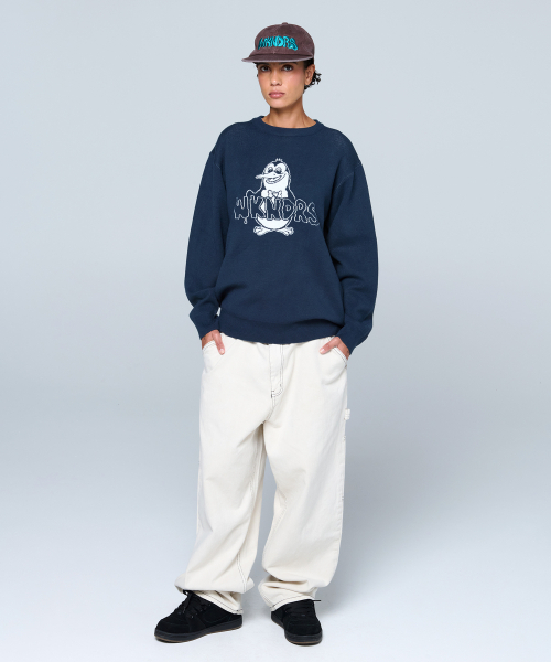 WKNDRS（ウィーキャンドース）の「PENGUIN KNIT SWEATER (NAVY)（ニット/セーター・レディース・その他・MEDIUM/LARGE/X-LARGE）」の7枚目の写真